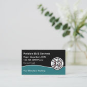 Emergency Medical Services Driver Visitekaartje (Staand voorkant)