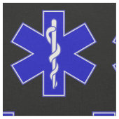 Emergency Medical Technicians EMT Symbool Patroon Stof (Close Up)
