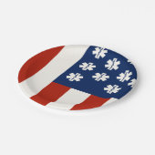 Emergency Medical Worker Tribution USA Vlag - EMT  Papieren Bordje (Gekanteld)