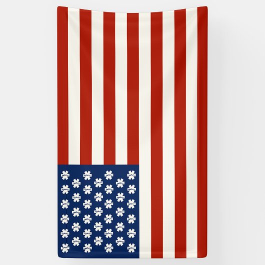 Emergency Medical Worker Tribution USA Vlag - EMT  Spandoek (Verticaal)