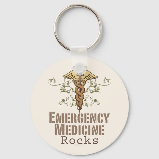 Emergency Medicine Rocks Sleutelhanger (Voorkant)