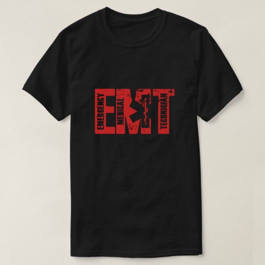Emergency Meidical Technician EMT EMS Doctor Param T-shirt (Design voorkant)