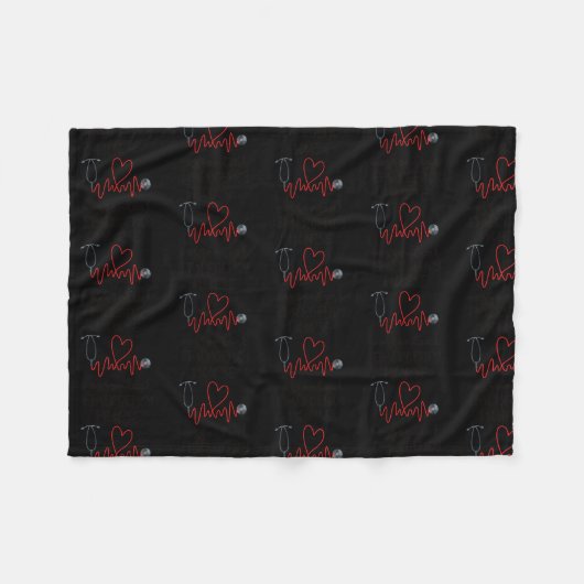 Emergency Nurse Essential Emergency Nursing  Fleece Deken (Voorkant (Horizontaal))