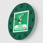 Emergency Radar Transponder Safety Sign Grote Klok (Hoek)