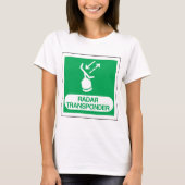 Emergency Radar Transponder Safety Sign T-shirt (Voorkant)