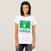 Emergency Radar Transponder Safety Sign T-shirt (Voorkant volledig)