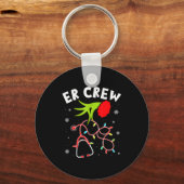 Emergency Room Christmas Er Crew Nurse Xmas Holida Sleutelhanger (Voorkant)