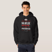 Emergency Room Nurse In Progress Nursing School St Hoodie (Voorkant volledig)
