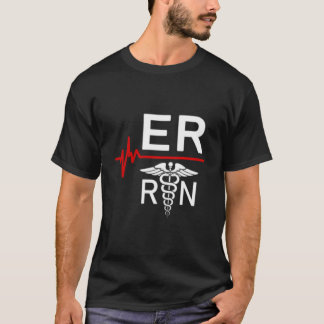 Emergency Room Registered Nurse Er Hebeat T-shirt