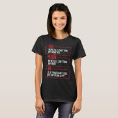 Emergency Room Technician Badge ER Tech Essentials T-shirt (Voorkant volledig)