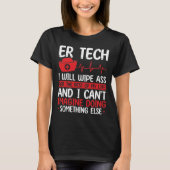 Emergency Room Technician Essentials ER Nurse Reel T-shirt (Voorkant)