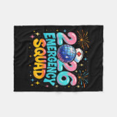 Emergency Squad New Year 2026 Medical Crew Nurse E Fleece Deken (Voorkant (Horizontaal))