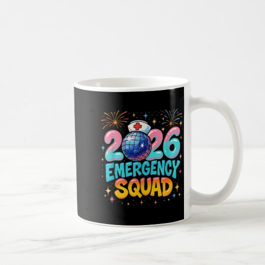 Emergency Squad New Year 2026 Medical Crew Nurse E Koffiemok (Rechts)