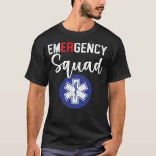 Emergency Squad zorgverlener EMT Paramedic T-shirt