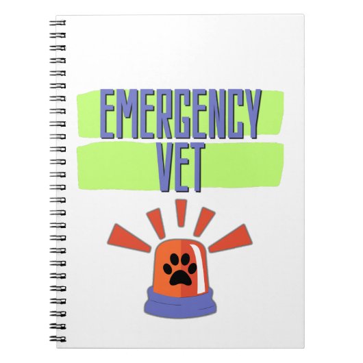 Emergency Vet – Veterinary Emergency Design Notitieboek (Voorkant)
