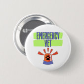 Emergency Vet – Veterinary Emergency Design Ronde Button 5,7 Cm (Voorkant /achterkant)