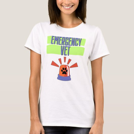 Emergency Vet – Veterinary Emergency Design T-shirt (Voorkant)