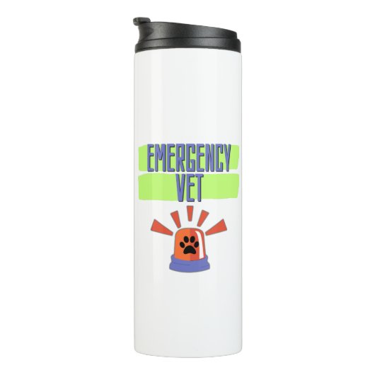 Emergency Vet – Veterinary Emergency Design Thermosbeker (Geroteerd rechts)
