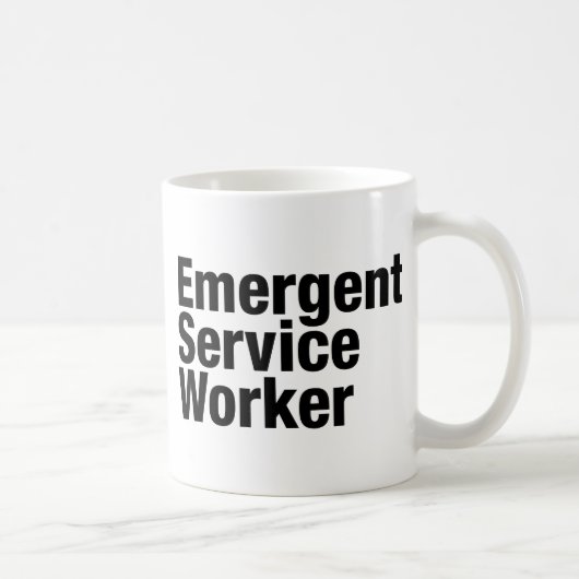 Emergent Service Worker Koffiemok (Rechts)