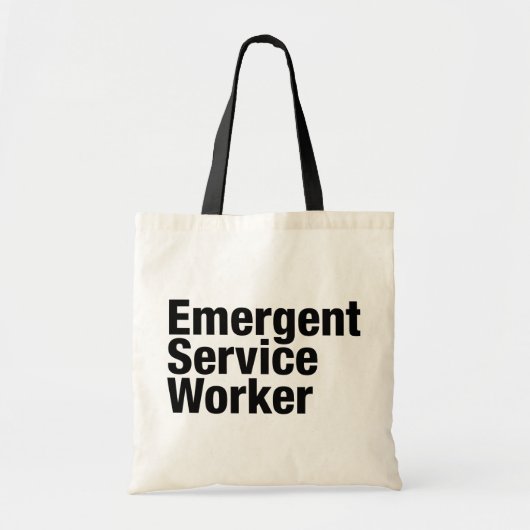 Emergent Service Worker Tote Bag (Voorkant)
