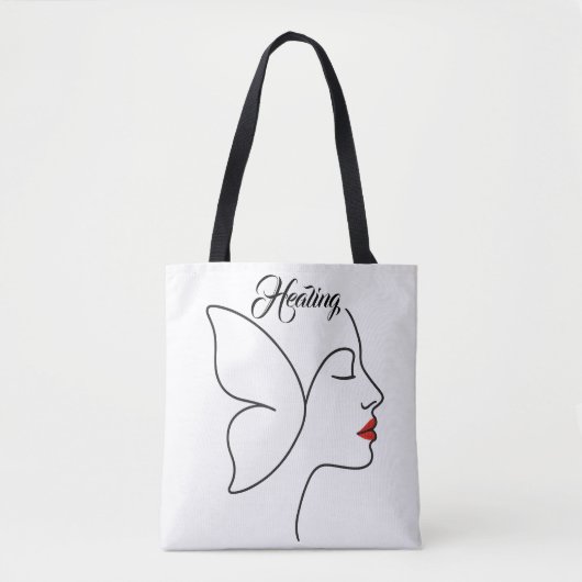 Emerging Wings - Verborgen vlinderverpakking Tote Bag (Voorkant)
