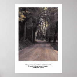 Emerson Carry Beauty Inside beroemd gemaakt door Poster