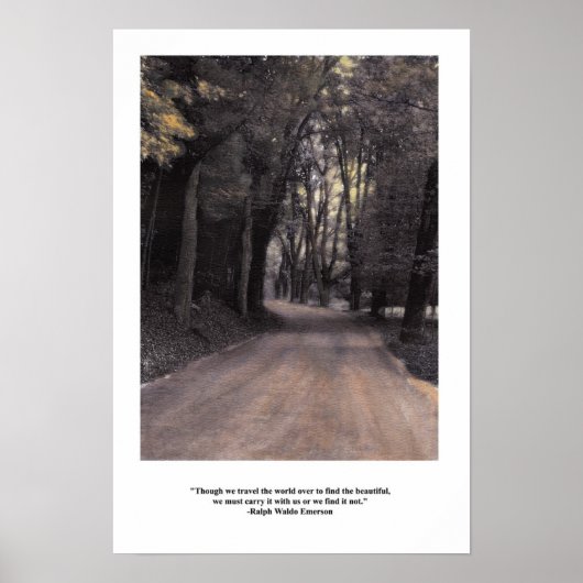 Emerson Carry Beauty Inside beroemd gemaakt door Poster (Voorkant)