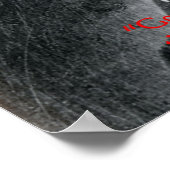 Emerson "Creed in the Deed" Poster van het citaat (Hoek)