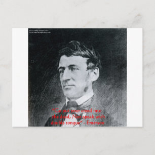 Emerson "Creed The Deed" Wijsheid Quote Cadeaus Briefkaart