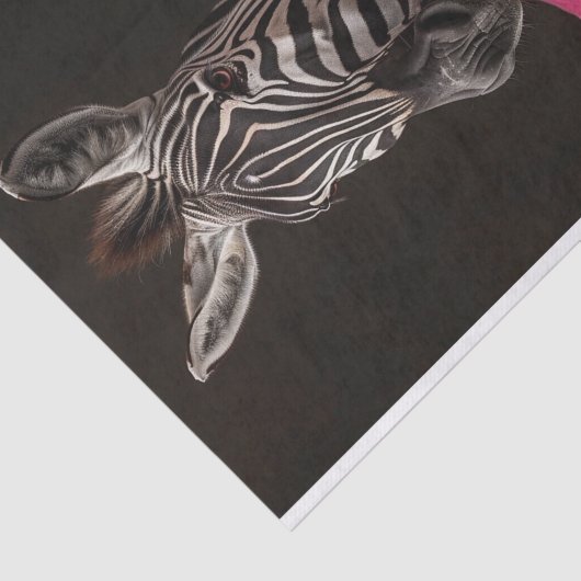 Emerson de Zebra Tissuepapier (Detail)