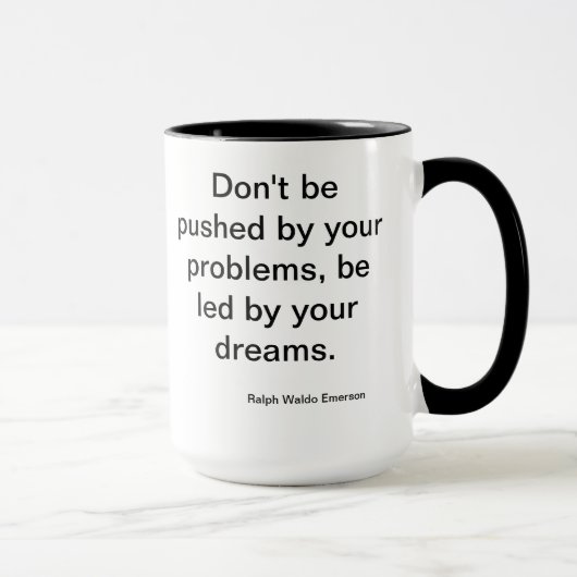 Emerson Dream Quote Cup Mok (Rechts)