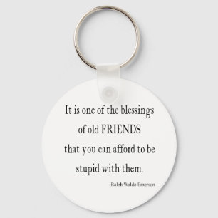  Emerson Friendship Blessing Quote Sleutelhanger