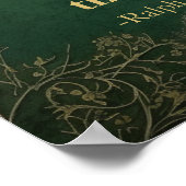 Emerson Helping Quote |  groen Poster (Hoek)