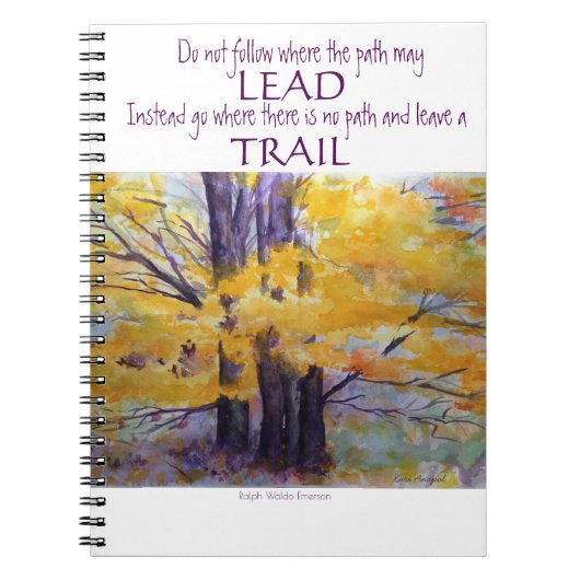 Emerson Inspiration Waterverf Art Spiral notebook Notitieboek (Voorkant)