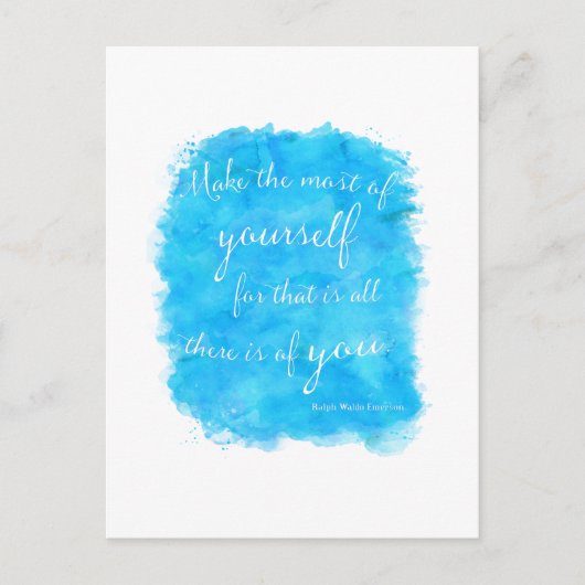  Emerson Inspirerend Courage Quote Briefkaart (Voorkant)