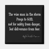  Emerson Inspirerend Courage Quote Magneet (Voorkant)