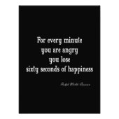  Emerson Inspirerend Geluk Citaat Foto Afdruk (Voorkant)