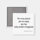  Emerson Inspirerend Geluk Citaat Magneet (Voorkant / Achterkant)