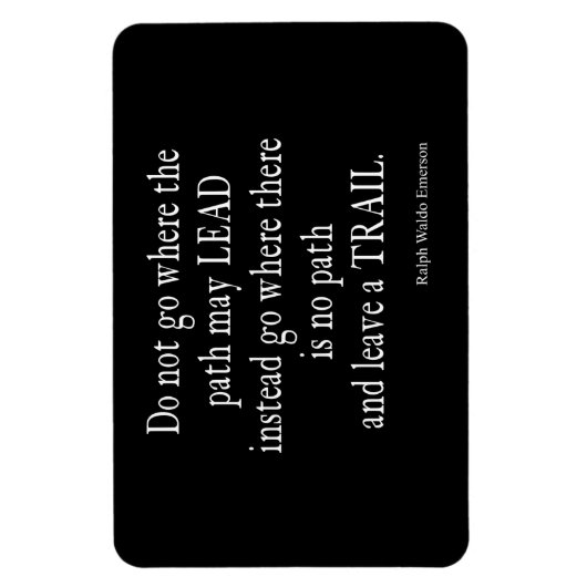  Emerson Inspirerend Leadership Quote Magneet (Verticaal)