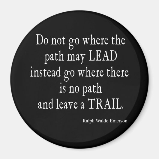  Emerson Inspirerend Leadership Quote Magneet (Voorkant)