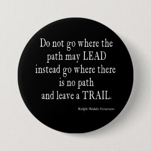 Emerson Inspirerend Leadership Quote Ronde Button 7,6 Cm