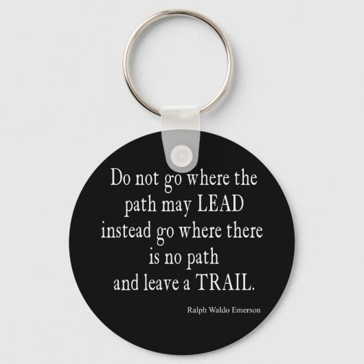  Emerson Inspirerend Leadership Quote Sleutelhanger (Voorkant)