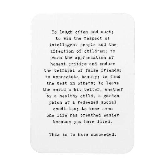 Emerson inspirerend offerte koelkast magneet succe (Verticaal)