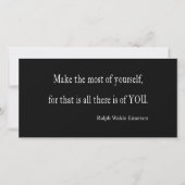  Emerson Inspirerend Quote -  (Voorkant)