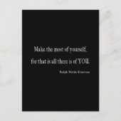  Emerson Inspirerend Quote -  Briefkaart (Voorkant)