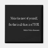  Emerson Inspirerend Quote -  Magneet (Voorkant)