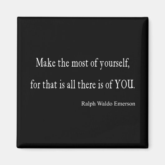  Emerson Inspirerend Quote -  Magneet (Voorkant)