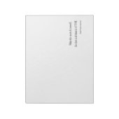  Emerson Inspirerend Quote -  Notitieblok (Linkerzijde)