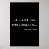  Emerson Inspirerend Quote -  Poster (Voorkant)