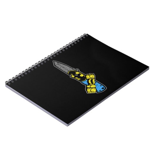 Emerson Knives CQC-7 Bat Utility Knife T-Shirt Tot Notitieboek (Linkerzijde)